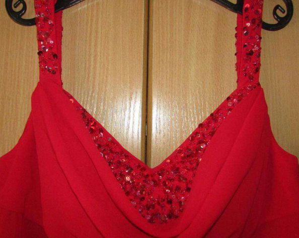 Sukienka Sukienki wesele komunia wizytoweelegancka czerwona