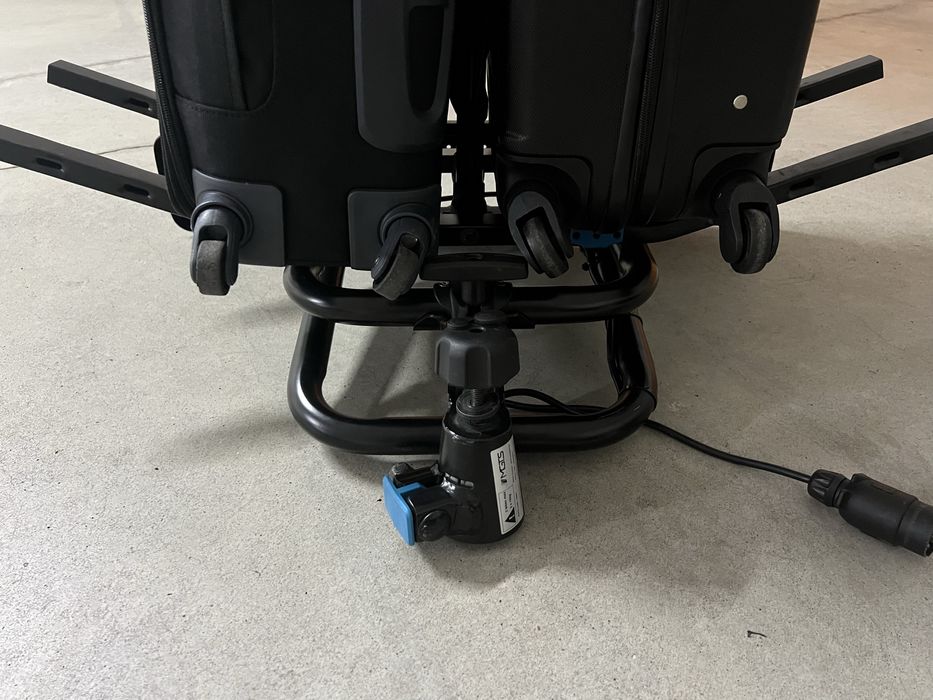 Porta malas bola de engate com chave de seguranca