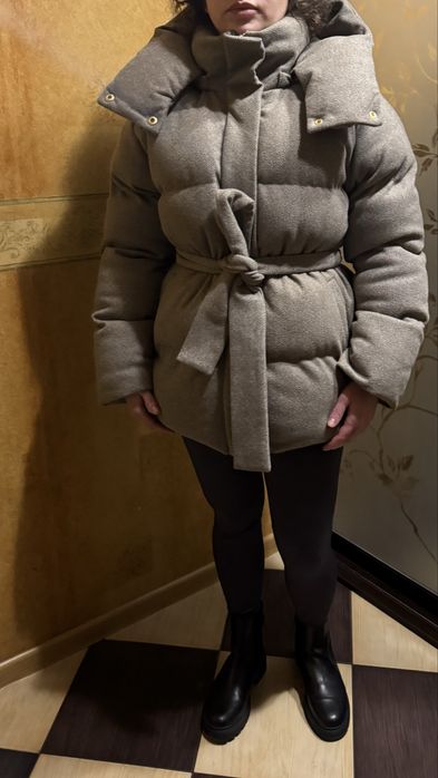 Кашеміровий, шерстяний пуховик  Farfalla