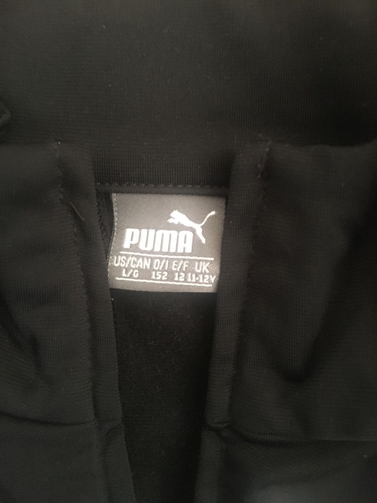 Czarna bluza Puma i spodnie