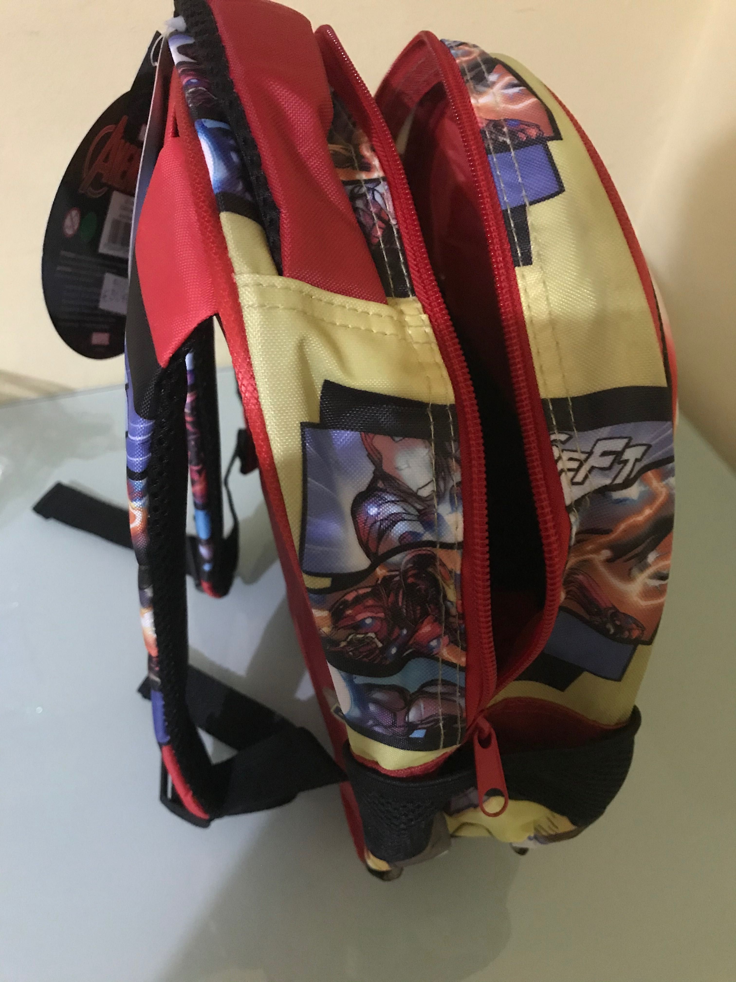 Mochila Homem de ferro com máscara NOVA