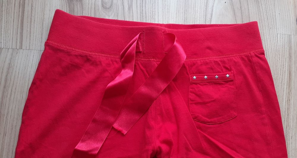 George czerwone spodnie / dresy damskie / dziewczęce S 36