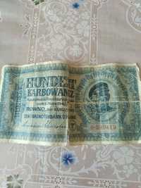 Банкнота «100 карбованців», 1942 року випуску