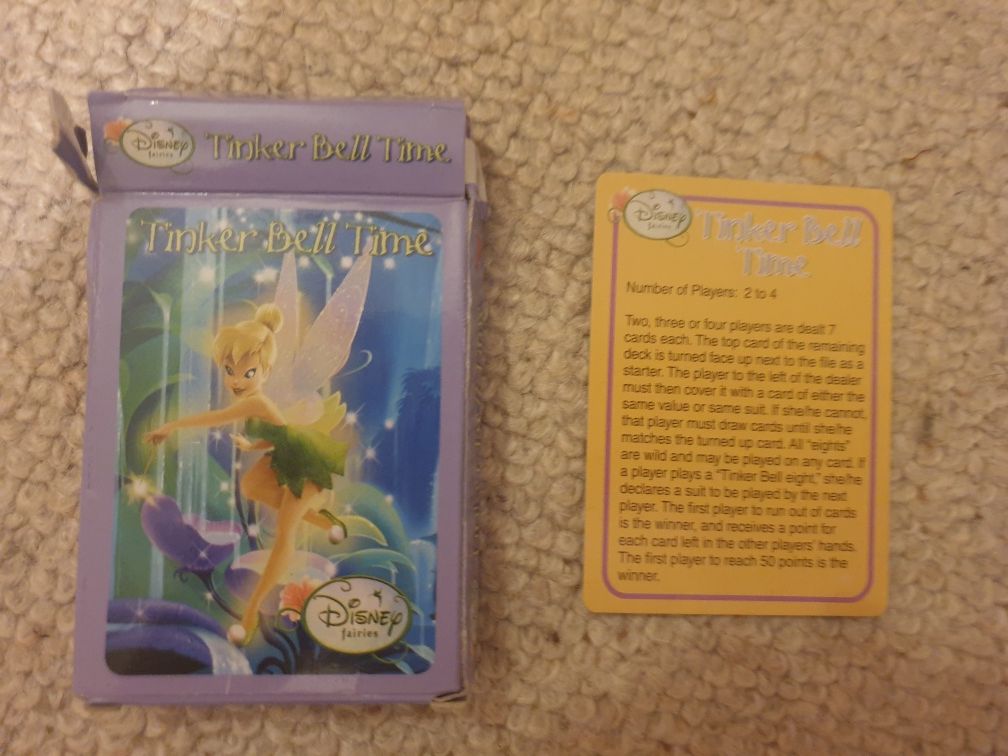 Karty do gry "Dzwoneczek" Disney - Tinkerbell Time j. angielski