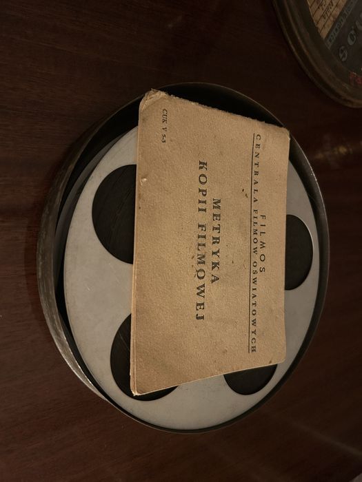 Paproć film 16mm taśma filmowa prl dekoracja