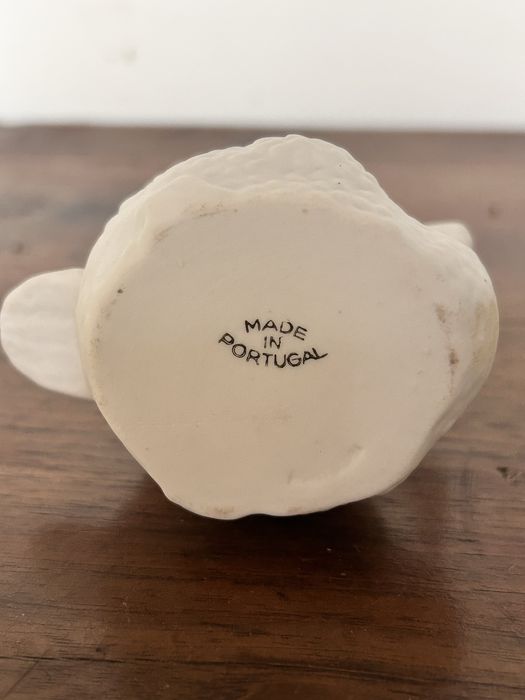 Floreira Cisne em Biscuit Vista Alegre