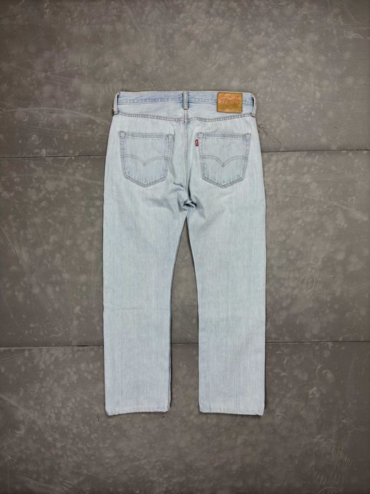Levi’s 501 babyblue y2k denim spodnie jeansowe washed (32×30)