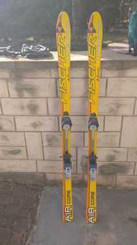 Narty skiturowe Fischer 170cm + wiązania Diamir Titanal II + harszle.