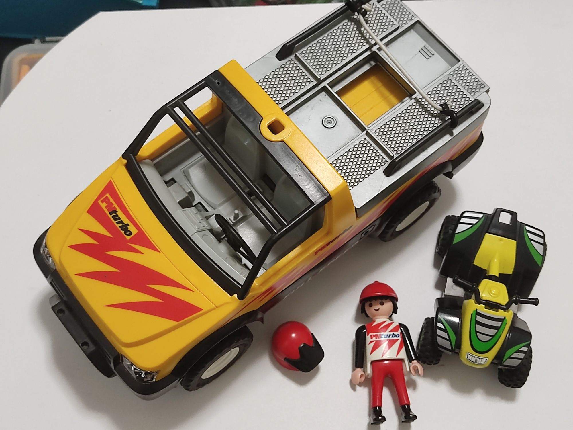 Playmobil jeep e moto 4