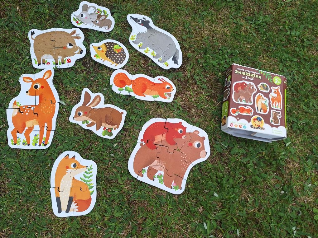 Puzzle Czuczu Zwierzątka w lesie