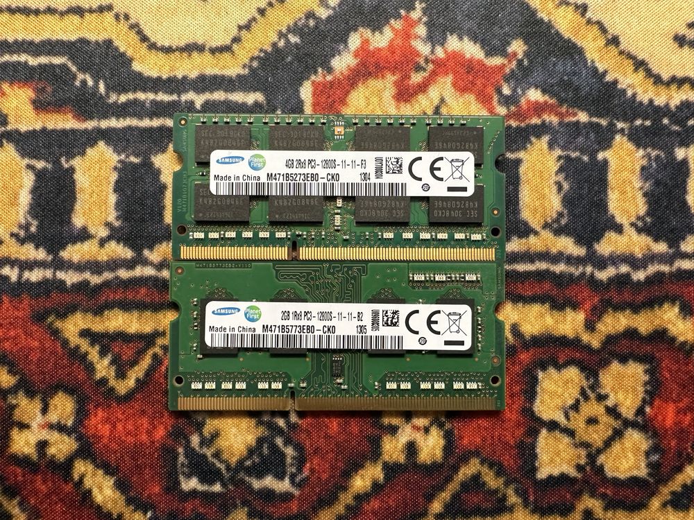 DDR3 Samsung 4GB+2GB