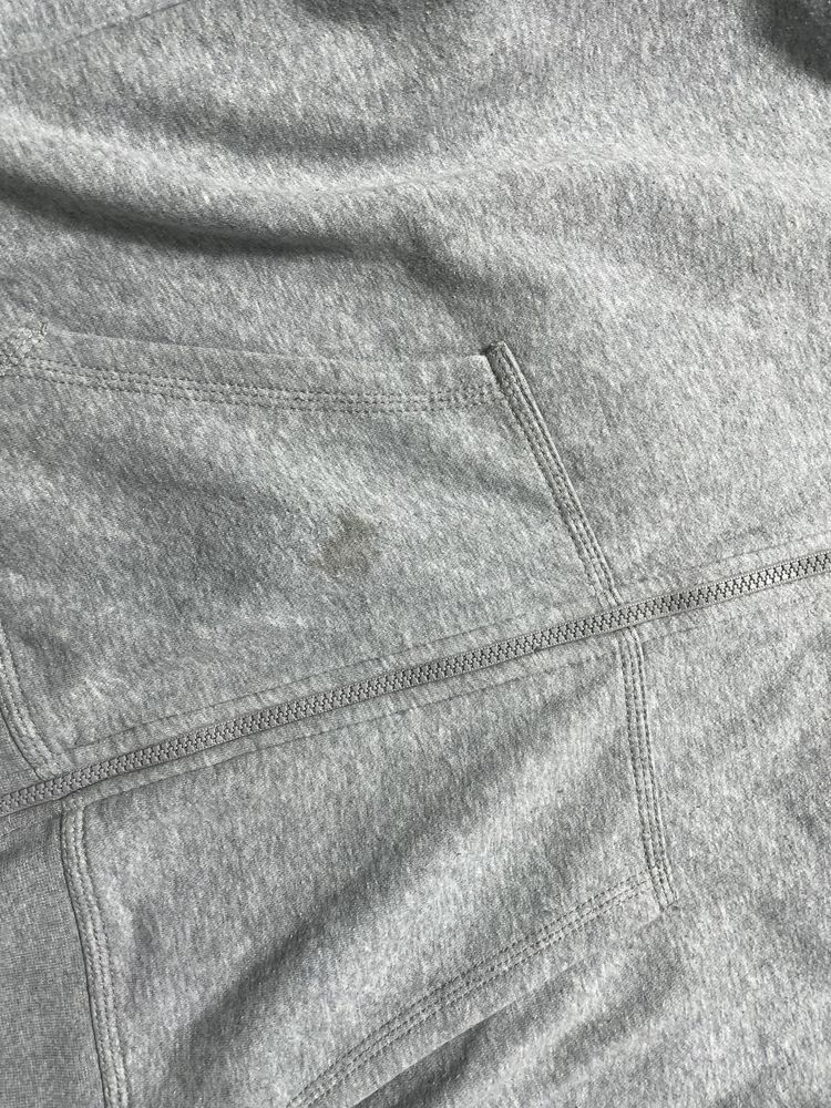 Мужская Серая Кофта Зип Худи Nike NSW Tech Fleece Оригинал S-M Drill