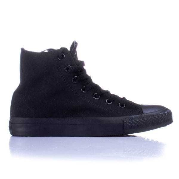 Кеди Converse All Star Black Monochrome (Чорні високі)