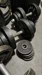200kg obciazenie zeliwne gryfy prosty lamany hantle silownia