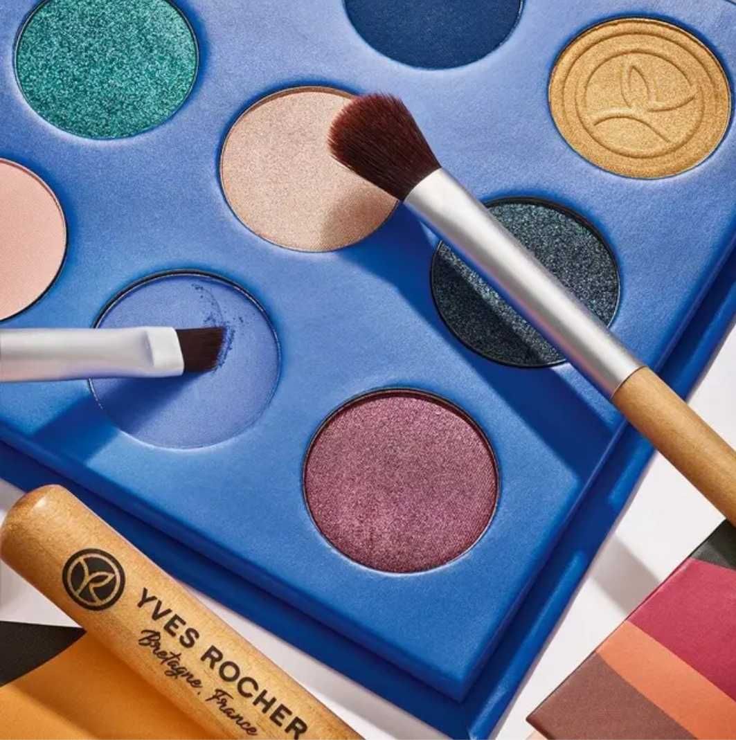 Палетка теней Ив Роше Yves Rocher 9 оттенков Берег Океана Iв Роше тени
