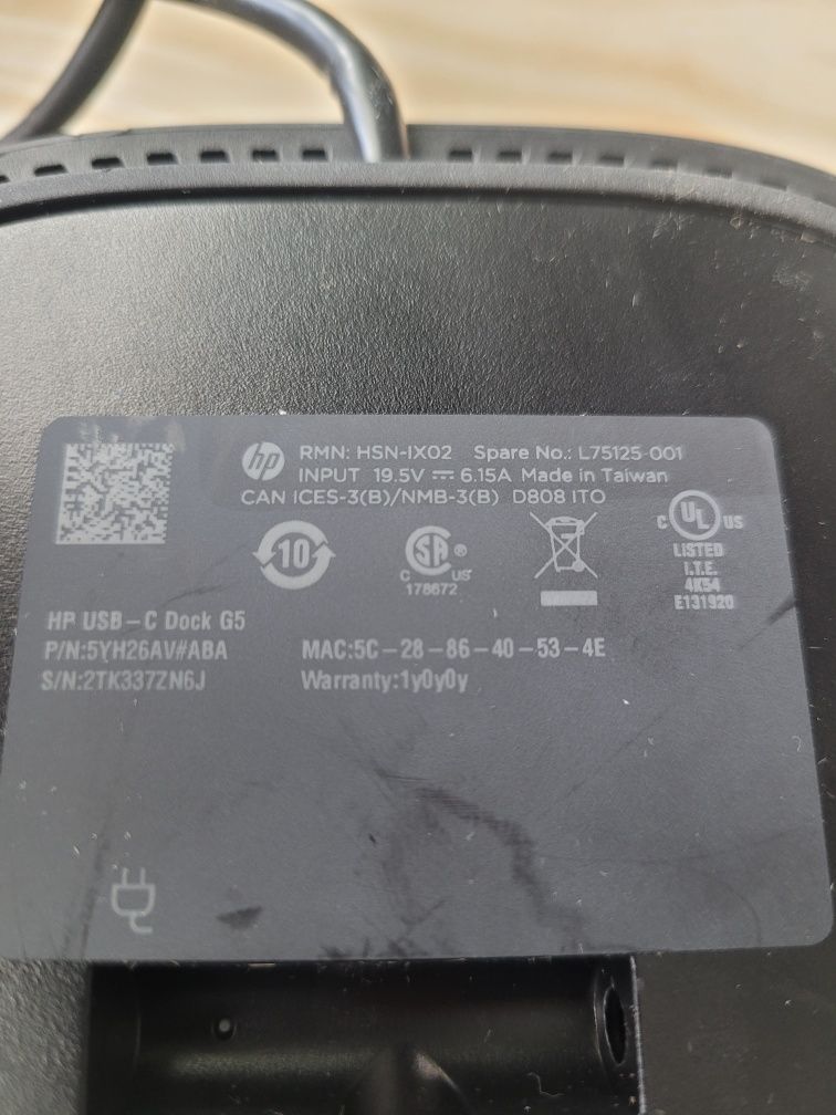 Док-станція HP USB-C Dock G5