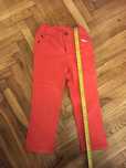 Spodnie 4 latka jeans czerwone