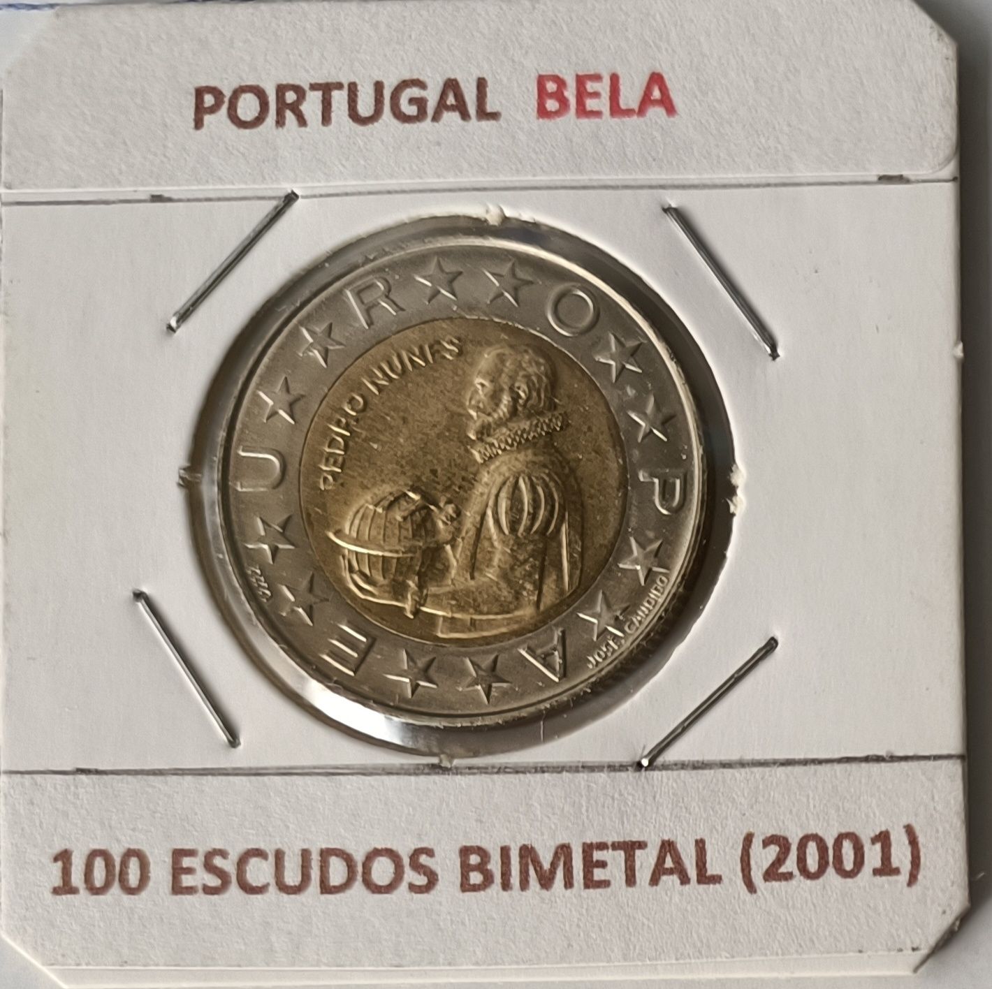 9 Moedas 100 Escudos  República Portuguesa  { Emissão corrente Anual}