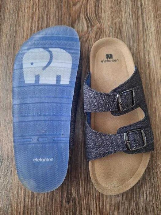 Ортопедичні шльопанці шльопки на корковій підошві від elephanten