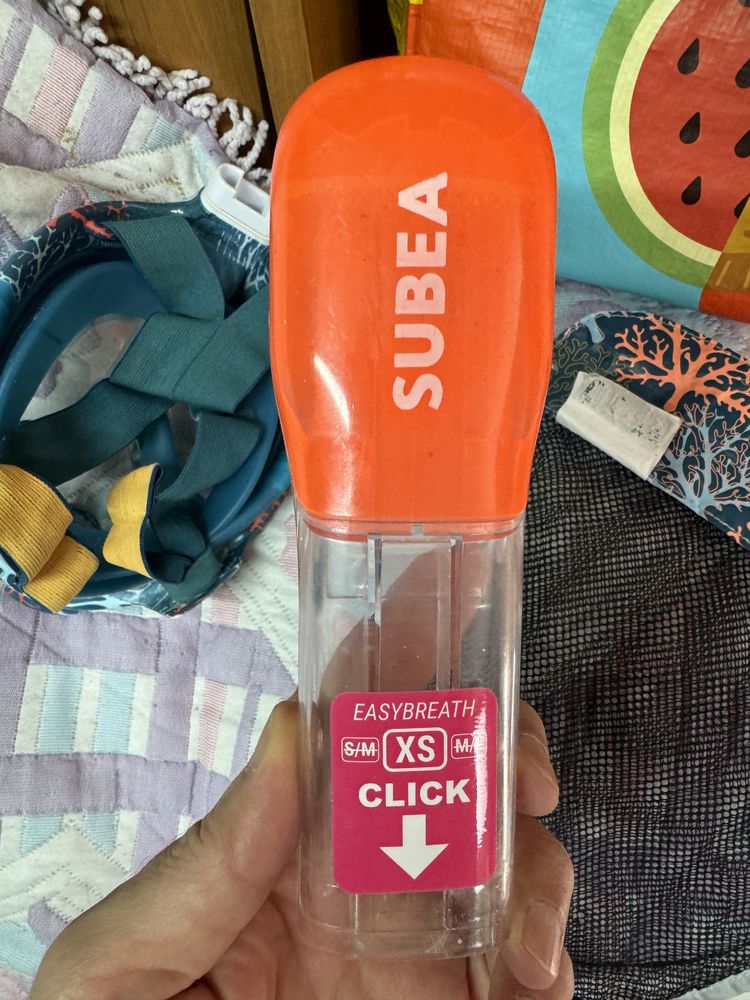 Máscara Snorkeling Decathlon Easybreath Criança - Tam. XS