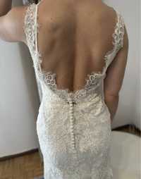 Vestido de noiva costas abertas