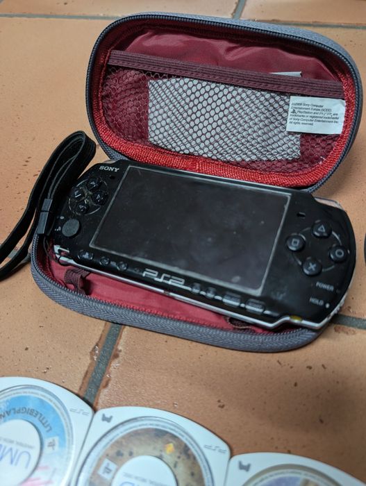 Sony PSP com jogos