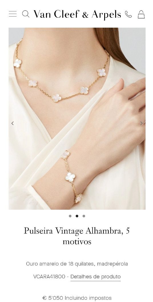 Pulseira e colar Van Cleef & Arpels