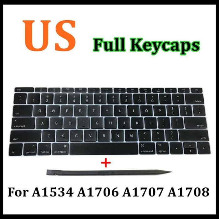 Кнопки (клавиши) для Macbook 12" и PRO 13/15" A1706 A1707 A1708 A1534