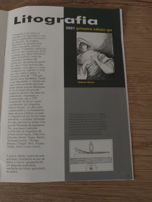 Revista, Serigrafia ,Gravura, Litografia.2001