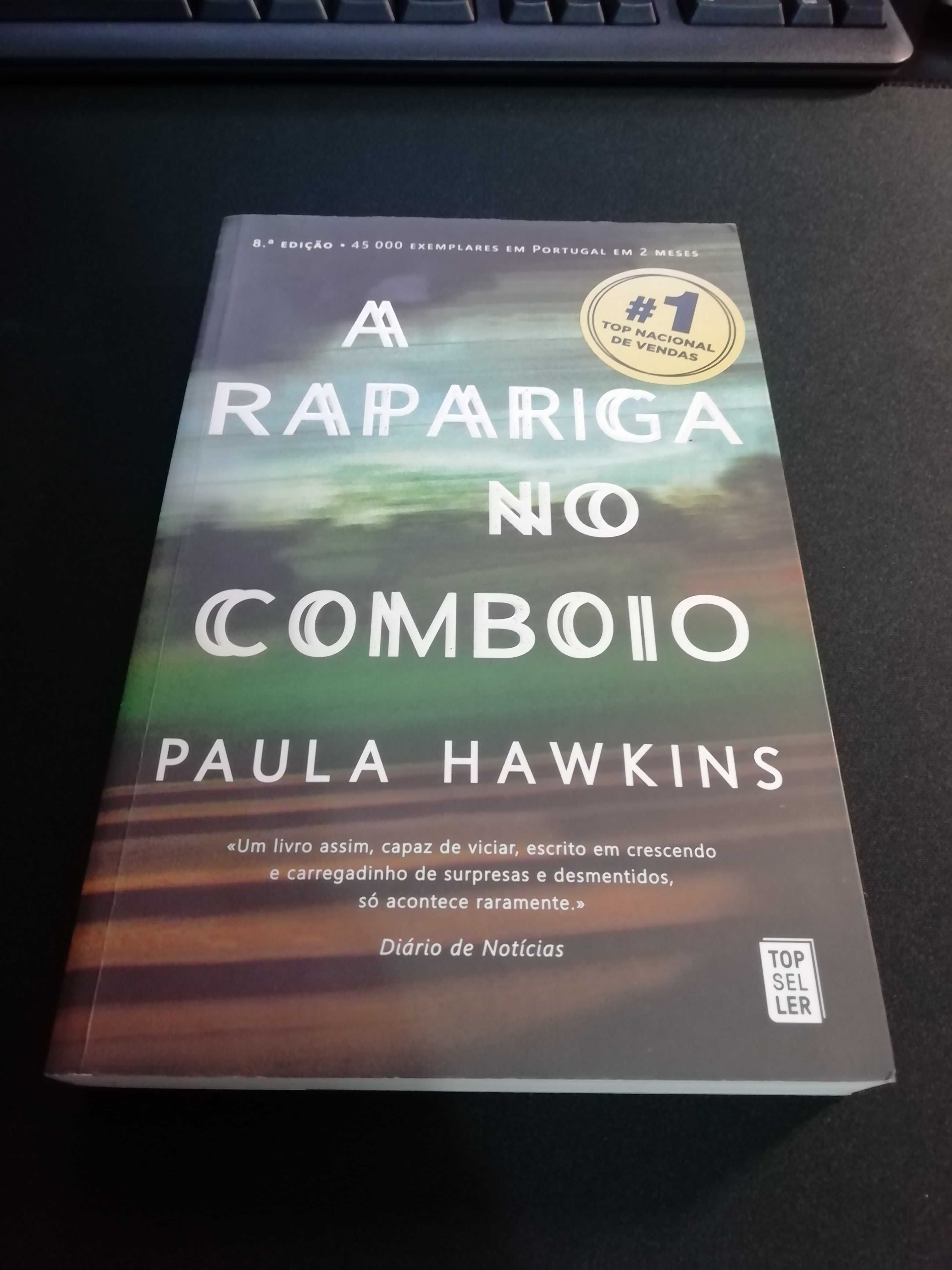 Livro, "A Rapariga no Comboio" de Paula Hawkins