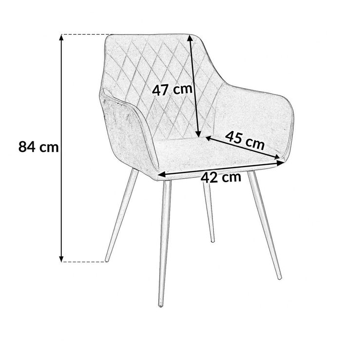 NOWE Krzesło Tapicerowane Do Jadalni Kuchni Salonu Biura