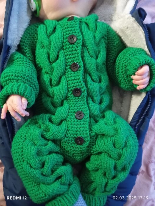 Дитячий комбінезон для немовлят від 0-3міс