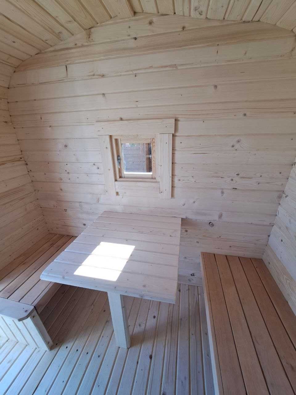 Sauna ogrodowa 4,5m Kwadro Wejcie boczne 4,5m*2,2m DOSTĘPNA OD RĘKI