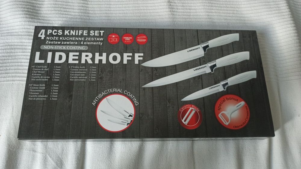 Zestaw noży kuchennych Liderhoff