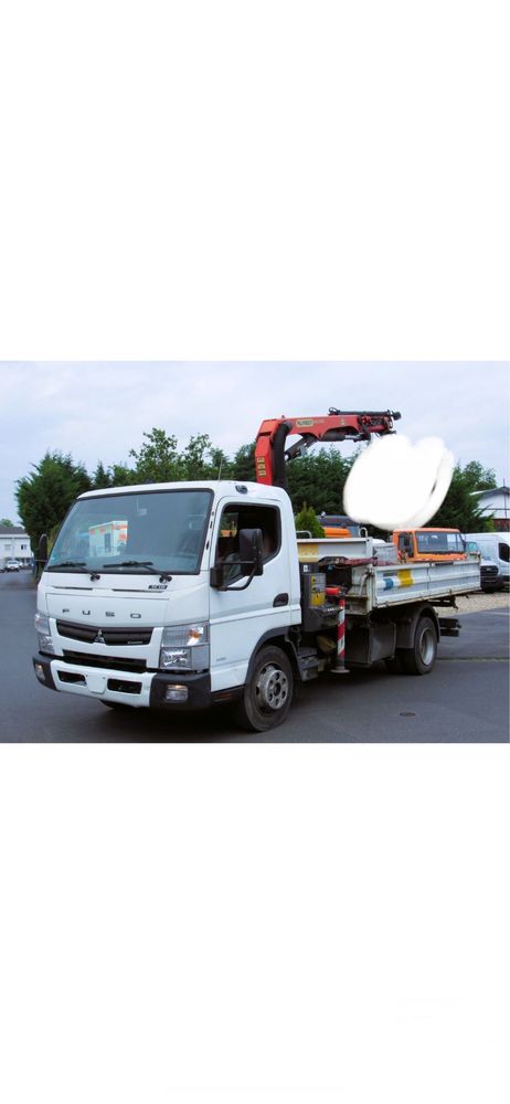 Mitsubishi Fuso 2014 pesada com Grua e Bascúla
