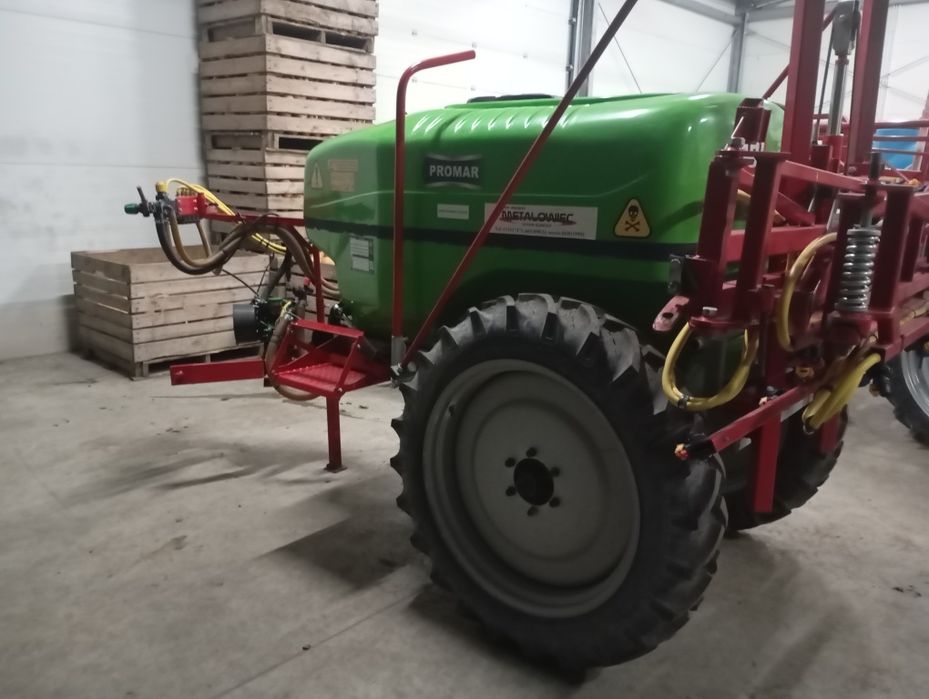 Opryskiwacz ciągany Biardzki 1600l/15m hydraulika komputer nie pilmet