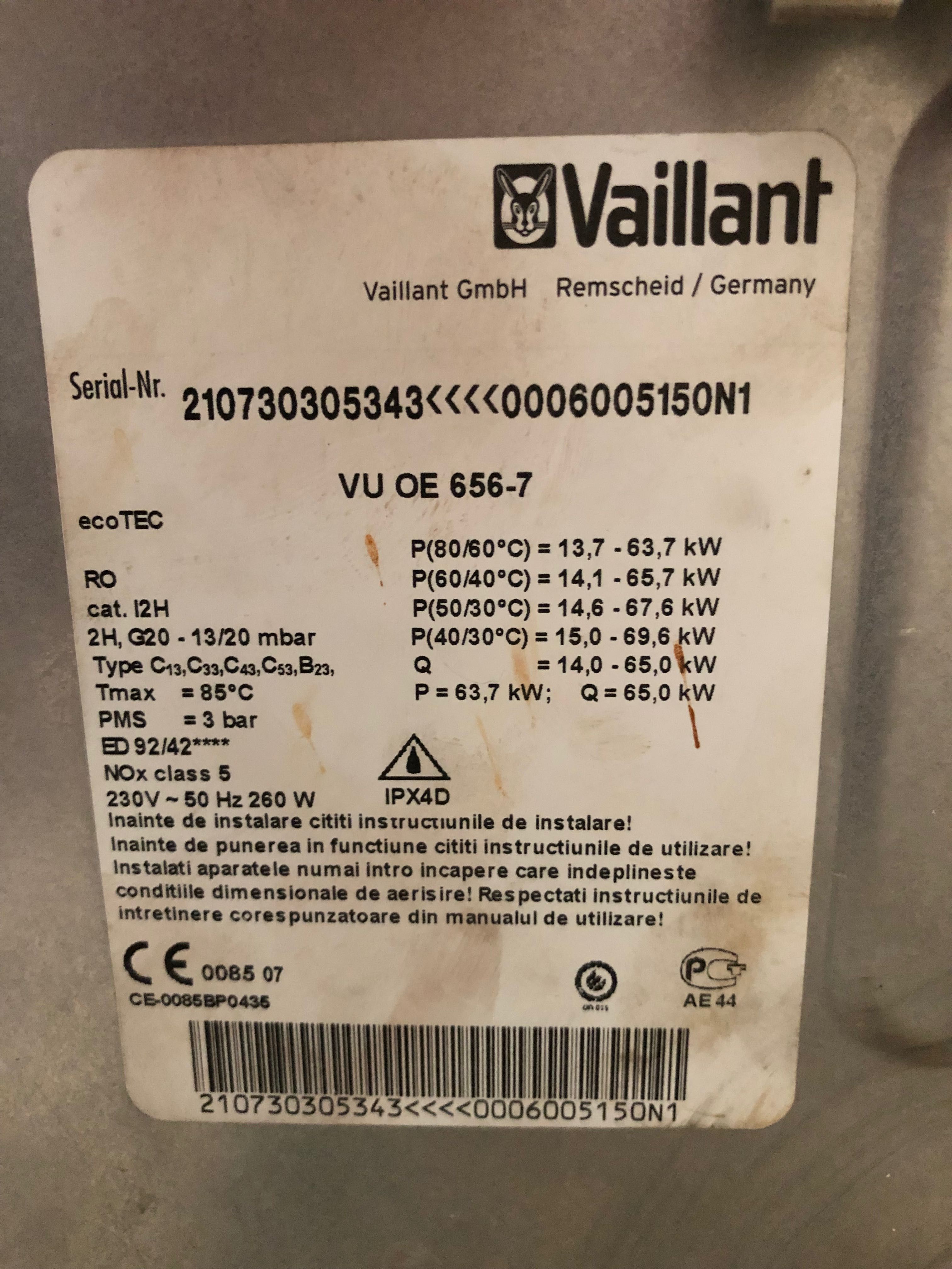 Газовый котёл конденсационный Vaillant