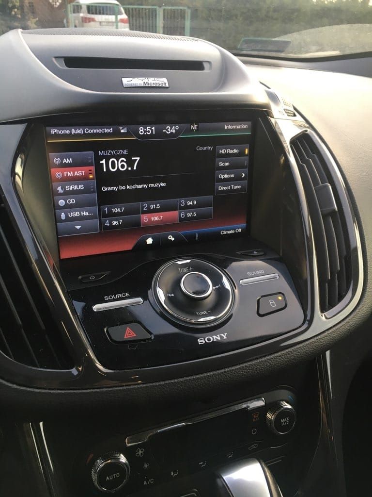 Naprawa nawigacji Ford Sync2 Sync3 FX NX Mapa Polskie menu