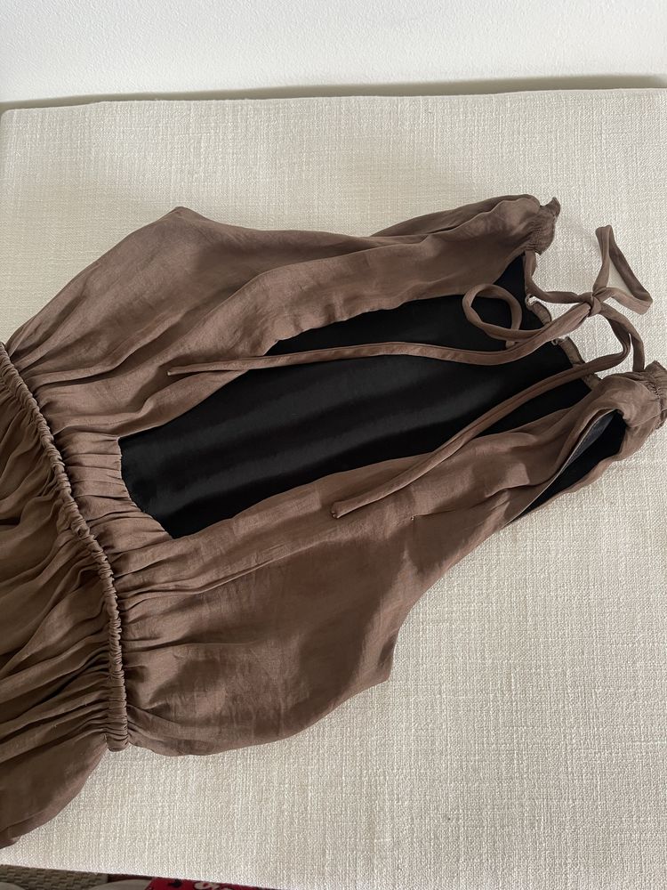 Vestido comprido Zara