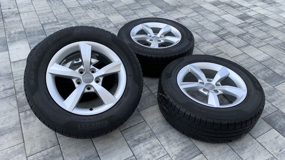 Koła felgi aluminiowe Audi A6 C7 5x112 16 cali 225/60 zimowe Pirelli