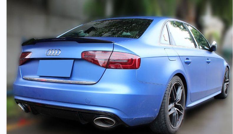 AUDI A4 B8,5 lotka dokładka spoiler M4 look czarny połysk