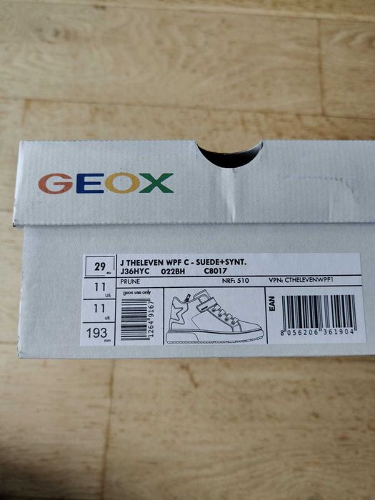 Ocieplane wodoodporne elastyczne buty Geox r.29