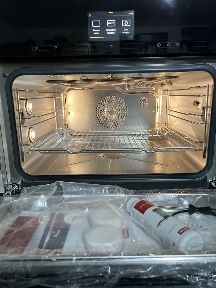 Пароконвектомат,духовка пароварка miele dgc 7640-55 hc pro-нова!