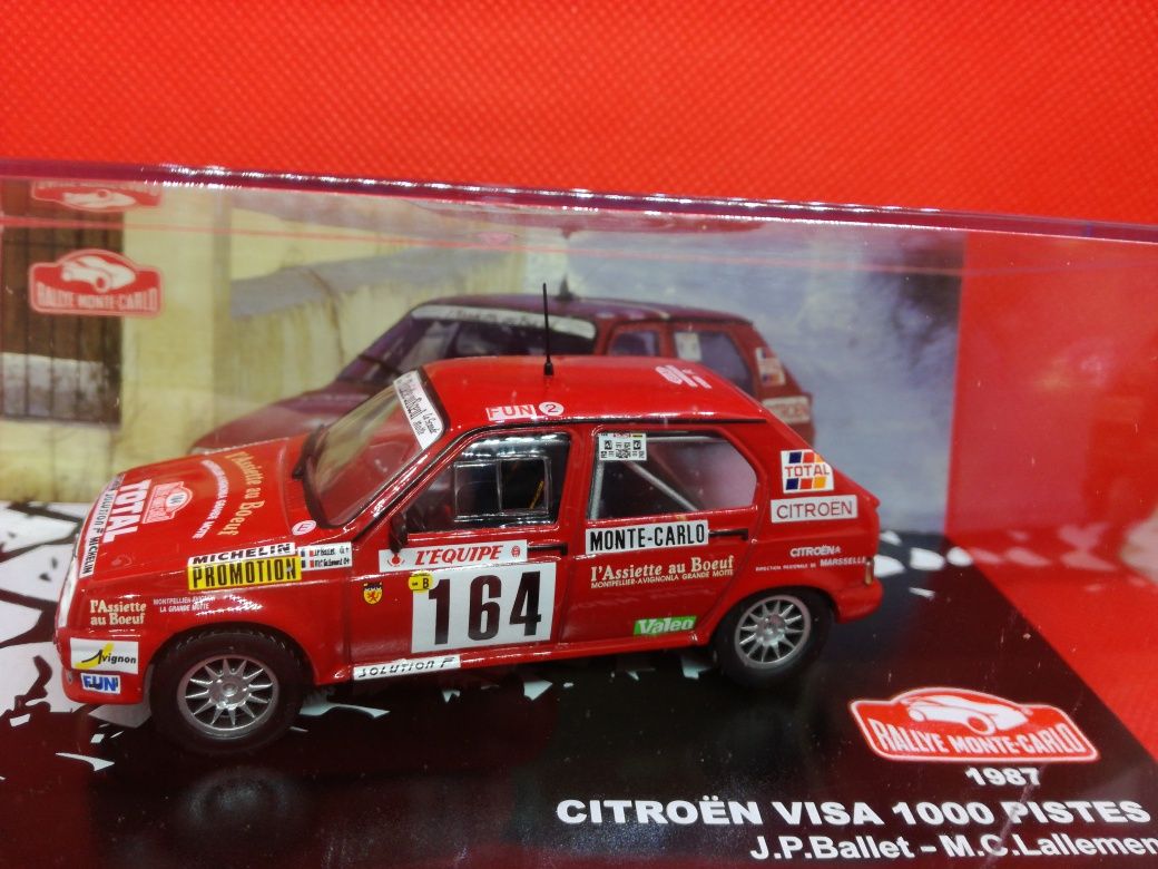 N.106 Miniaturas 1/43 de Rally de diversas marcas 8 modelos