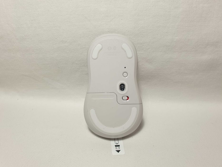 Mysz bezprzewodowa Logitech M650 L Biało-szary stan BDB.