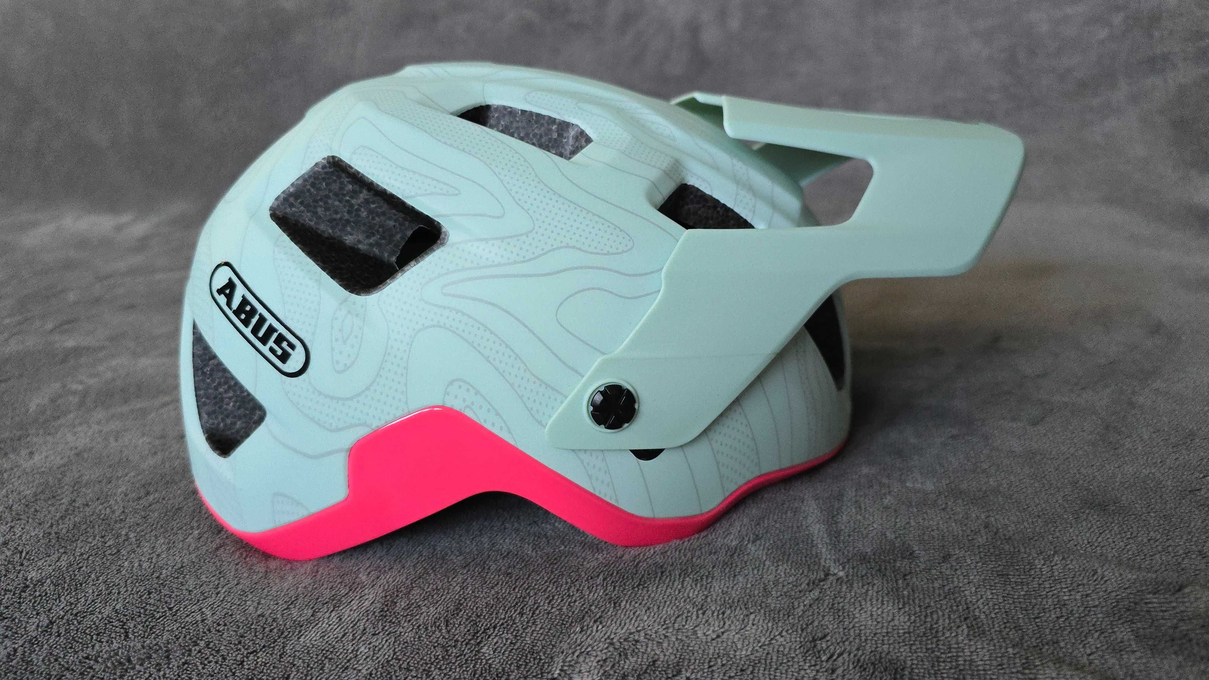 Kask rowerowy mtb ABUS MODROP Iced Mint rozmiar L 57-61
