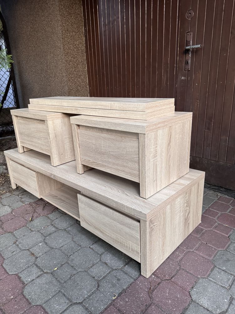 Zestaw meble RTV BRW Black Red White
