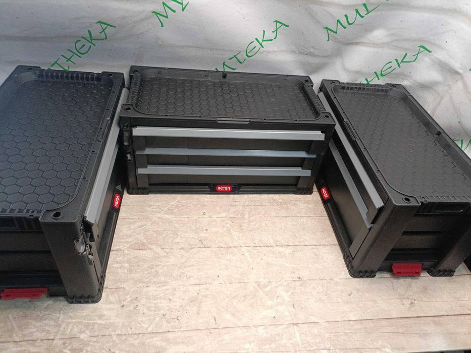 Keter Set Drawer 238557 модульні ящики для інструменту, 7шт, 3 модуля