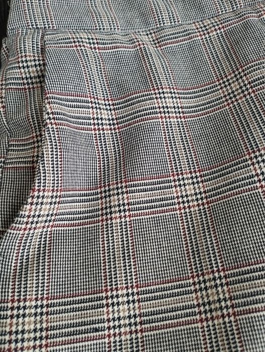 Calça senhora xadrez Zara - L