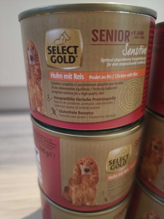 SELECT GOLD karma dla psa Sensitive Senior 6/200 g